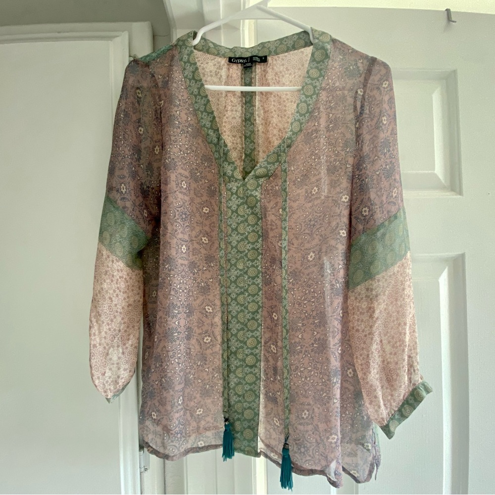 Women’s Sheer Long Sleeve Top